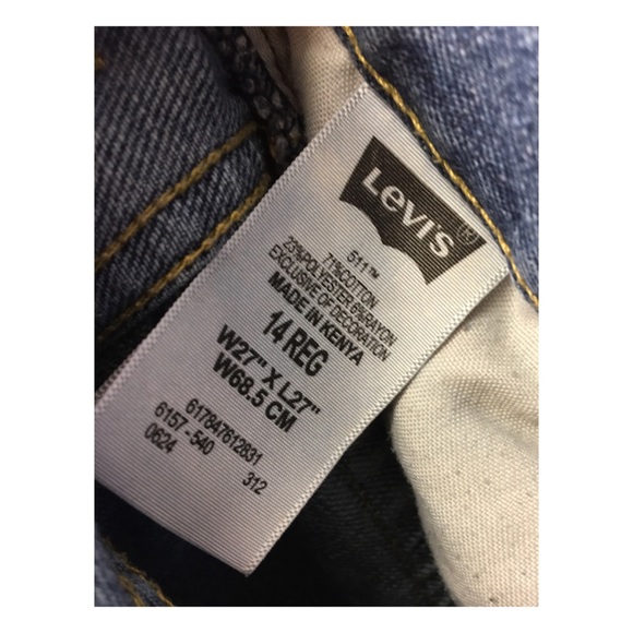 Levi’s | Distressed Knees 511 Levi Jeans Skinny - Picture 6 of 7